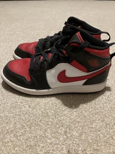 Nike jordans black red - red, and