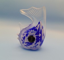 Mtarfa Art Glass Blue & White