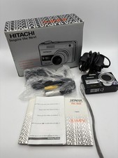 Hitachi HDC-851e Digital Camera 8.1 MP 6x Optical Charger Sd In Box Tested 