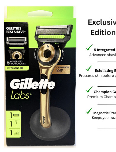 Gillette labs champion - gillette, gold