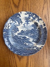Vintage Ridgway Plate in Blue