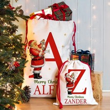 Personalised santa sack - personalised,