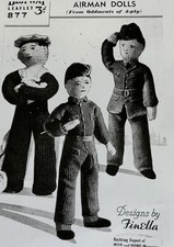Vintage 1940s Toy Knitting