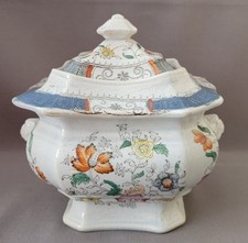 ANTIQUE MASONS IRONSTONE LION