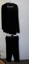 LADIES VELOUR TROUSER SUIT SET