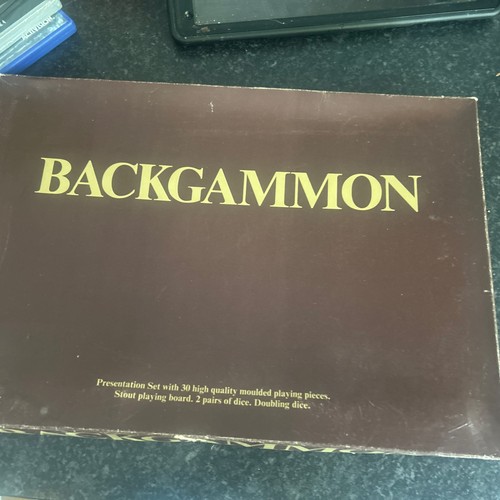 Backgammon board game set - backgammon,