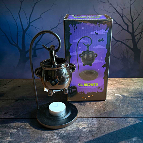 Black cauldron oil burner - black,