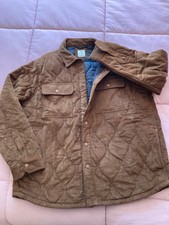 mens padded brown cord jacket