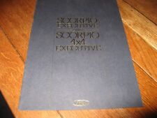 1986 Ford Scorpio and 4 x 4 Executive car sales brochure,(our ref 22003) 