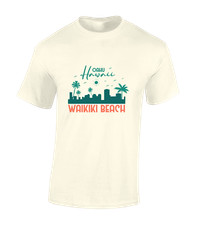 WAIKIKI BEACH MENS T SHIRT