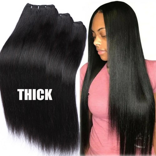 Soft straight hair weave - 8a,