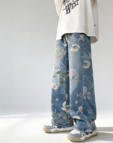 Mens y2k floral - mens, print
