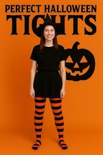 Girls Stripe Tights-12 Colours