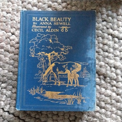 Black beauty antique book - black,