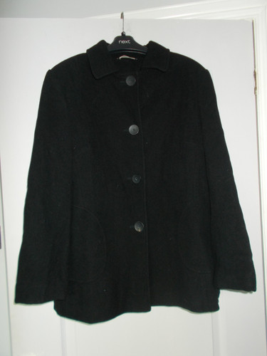 Ladies george black - black, coat