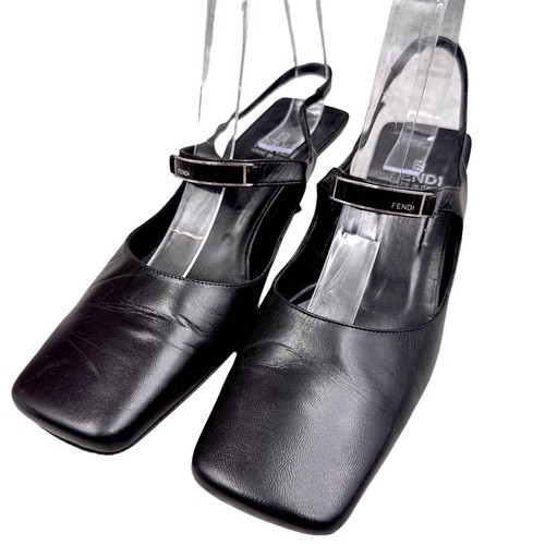 Fendi slingback pumps square - slingback,