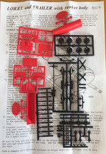 OO 4mm Cooper Craft plastic kit 4004 lorry and trailer with tanker body