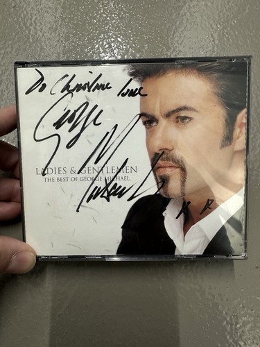 Signed george michael - signed, promo