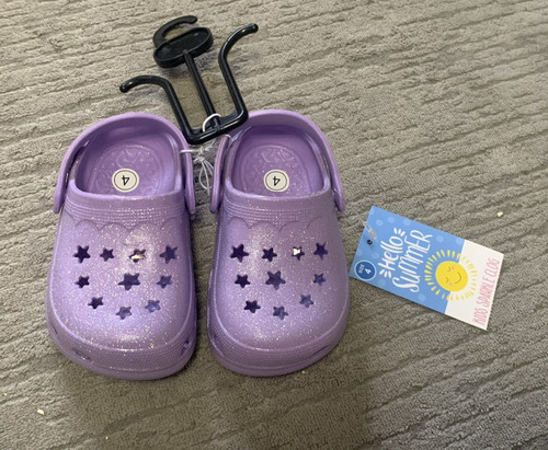 Unisex kids purple glitter - unisex,