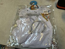 Silver angel dress teddy - silver,
