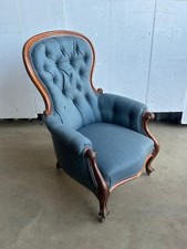 A Victorian mahogany parlour chair