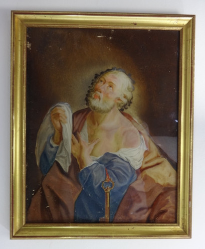 Antique religious painting - antique,