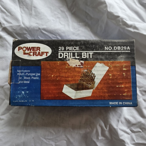 Power craft piece drill bit - 29-piece,