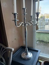Large candelabra silver five