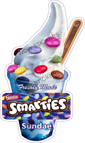 Ice cream van - , sticker