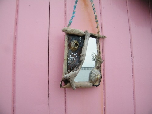 Driftwood mirror small sized - driftwood,