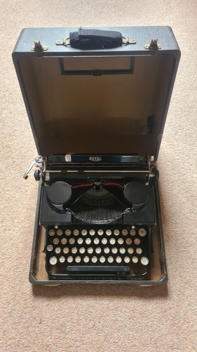 Portable royal typewriter - portable,