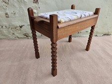Soild Wooden Stool With Storage (Music Universal Stool) Decorative Carved Legs