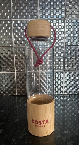 Costa coffee glass bamboo - coffee,