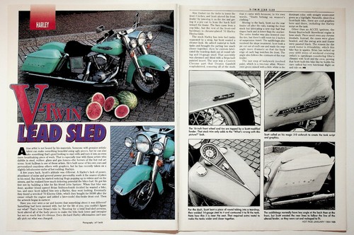 1994 harley twin lead sled - 1994, v-twin