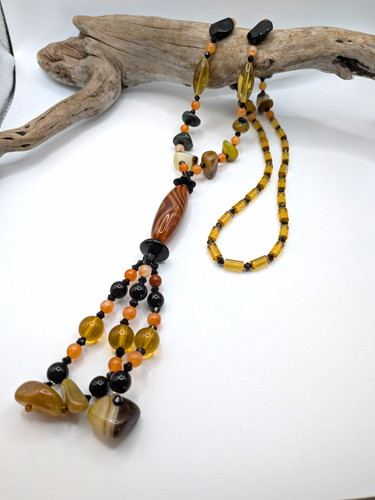 Drop multicolour beaded - y,