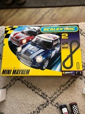 large scalextric set used mini