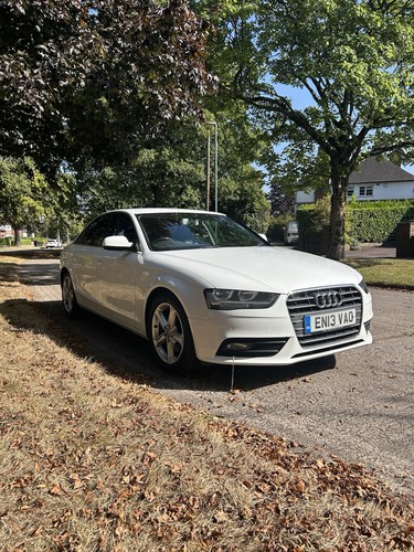 White audi tdi - white, a4