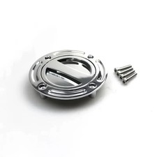 Chrome alloy fuel cap for