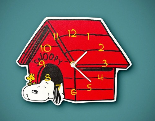 Snoopy wall clock printed - snoopy,