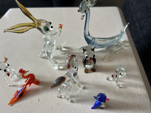 Job lot glass - lot, murano