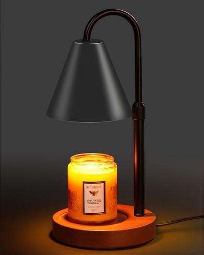 Candle warmer lamp with - candle,