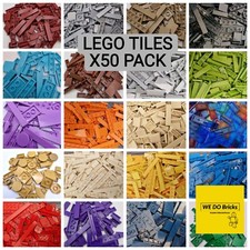 LEGO TILES Genuine Flat Detailing Smooth Bundles Random Pieces x50 Choose Colour