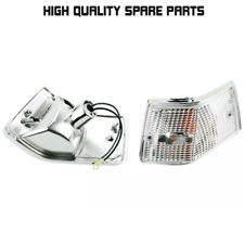 Complete White Rear Indicators Pair Vespa PX 125 150 200 All Models
