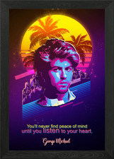 George michael Framed Wall Art