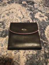 Tula Brown & Pink Leather Purse / Wallet