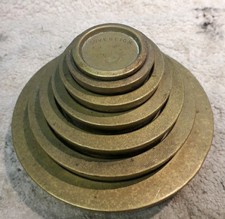 Vintage 7 Avery Brass Stacking