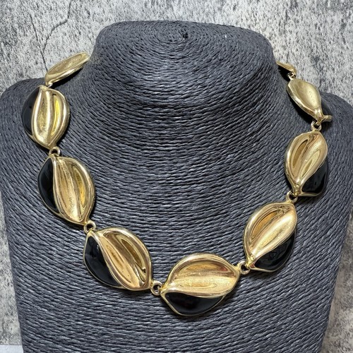 Vintage black enamel wave - vintage,