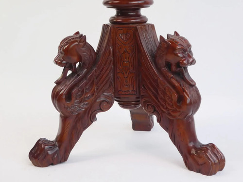 Antique english mahogany chess - antique,