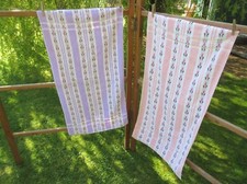 2 vintage Hawkins pink