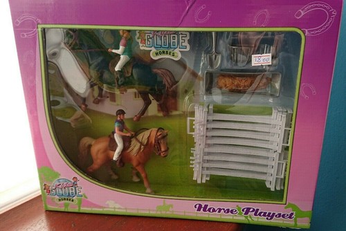 Kids globe horse playset - globe,
